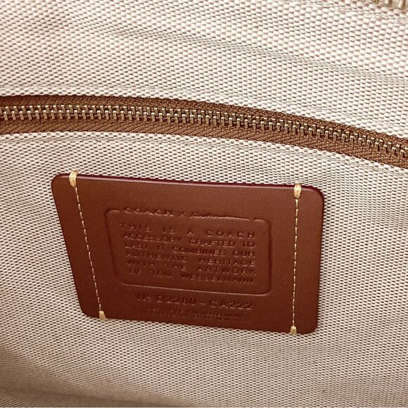 Coach X Tom Wesselmann Collab Large Turnlock Wristlet Bag Clutch - Picture 12 of 14